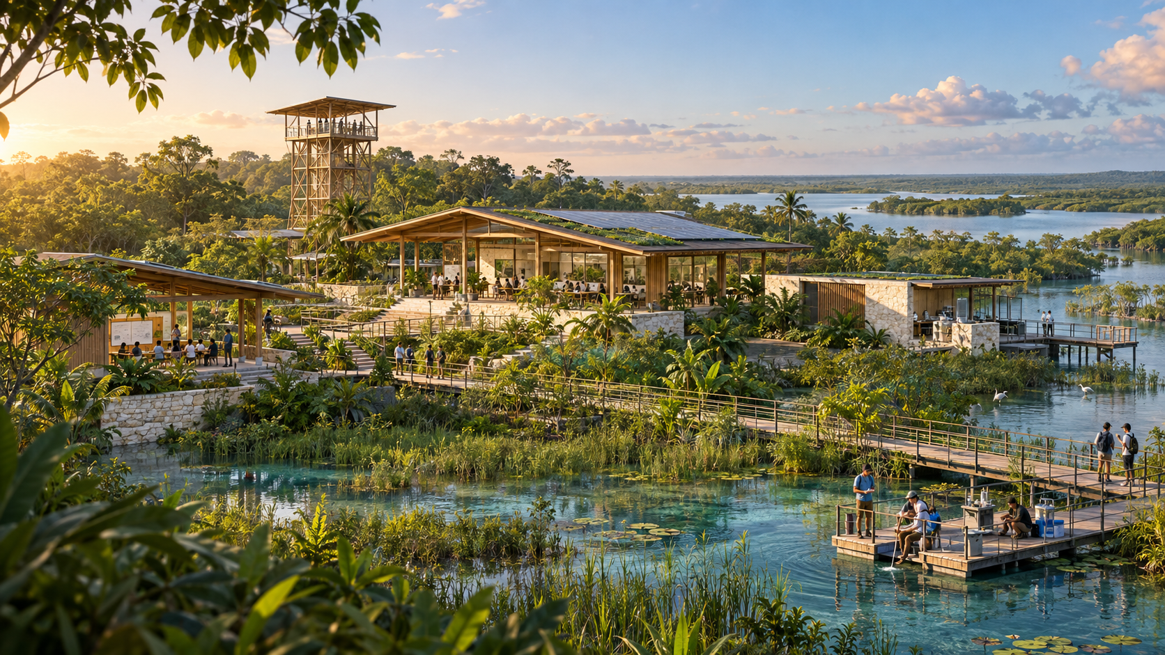 Architectural vision for the Verena Foundation Institute for the Future in Belize